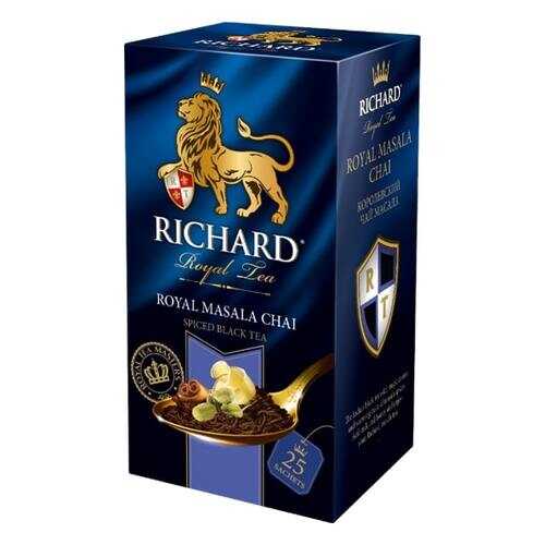 Чай Richard Royal Masala Chai черный с добавками 25 пакетиков в ЕКА