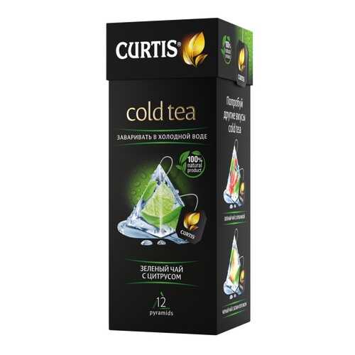 Чай Tea.ru Curtis Cold Tea. Зеленый чай с цитрусом, чёрный с добавками, 12 пирамидок в ЕКА