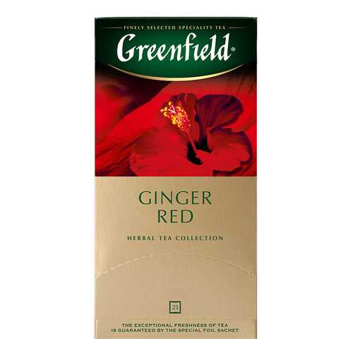 Чай травяной Greenfield Ginger Red 25 пакетиков в ЕКА