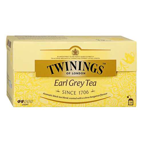 Чай Twinings черный бергамот 25*2 г в ЕКА