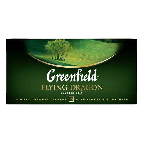 Чай зеленый Greenfield Flying Dragon 25 пакетиков в ЕКА