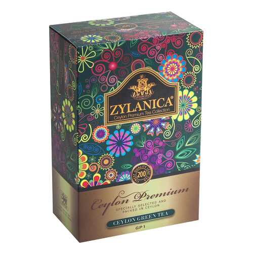 Чай зеленый листовой Zylanica ceylon premium collection 200 г в ЕКА