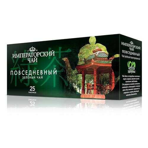 Чай зеленый мелкий повседневный пакетированный 25*1.7 г в ЕКА