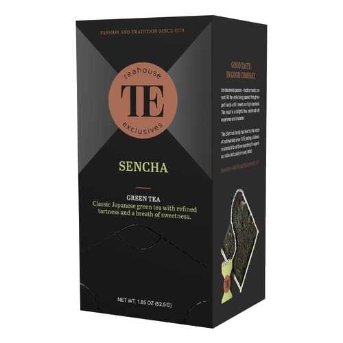 Чай зеленый Teahouse Exclusives Sencha 15 пакетиков 40 г в ЕКА