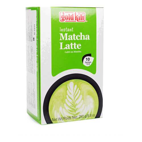 Напиток чайный Матча латте Gold Kili, 10 х 25 г Сингапур в ЕКА