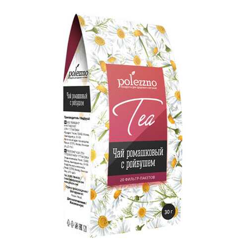 Ромашковый чай с ройбушем Polezzno 30 г в ЕКА