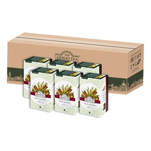 Травяной чай Ahmad Tea с корицей Мэджик ройбуш в пакетиках 20х1,5г - 6 штук в ЕКА