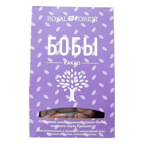 Какао бобы Royal Forest необжаренные неочищенные 100г в ЕКА