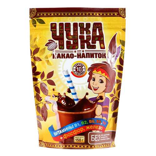 Какао-напиток Экологика чука гранулированный 150 г в ЕКА
