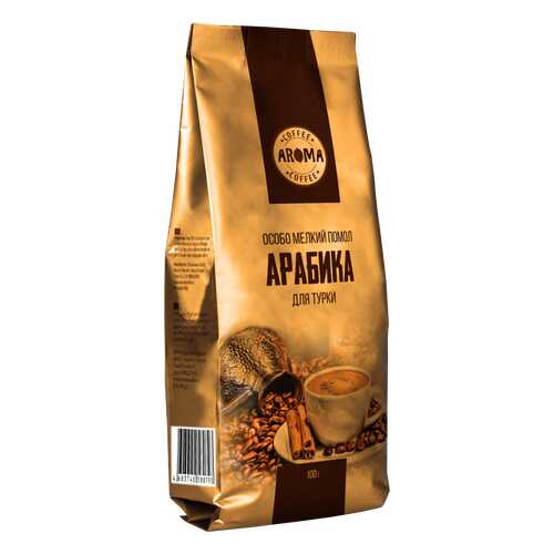 Кофе Aroma Арабика для турки, молотый, 100 гр в ЕКА
