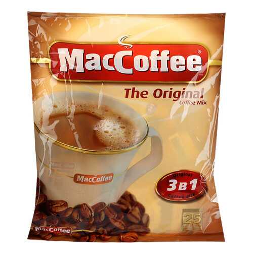 Кофе MacCoffee растворимый 3в1 20 г 25 штук в ЕКА