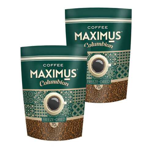 Кофе Maximus Columbian сублимированный 70 г в ЕКА