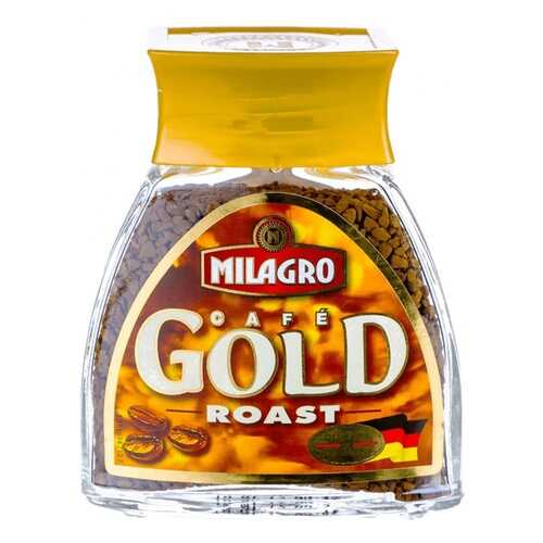 Кофе Milagro Gold Roast, растворимый, 50 гр в ЕКА