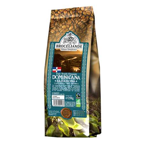 Кофе молотый Broceliande Dominicana 250 г в ЕКА