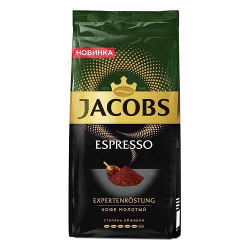 Кофе молотый Jacobs Espresso 230г в ЕКА