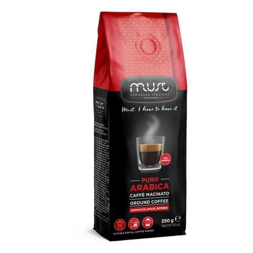 Кофе молотый Must pure arabica 250 г в ЕКА