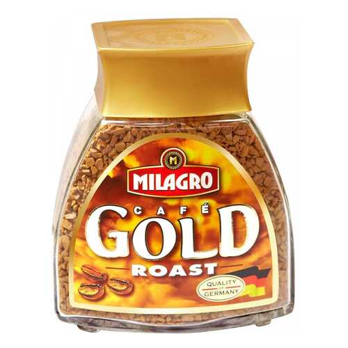 Кофе натуральный растворимый Milagro gold roast сублимированный 95 г в ЕКА