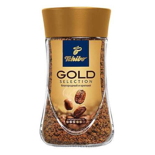 Кофе растворимый Tchibo gold selection 95 г в ЕКА
