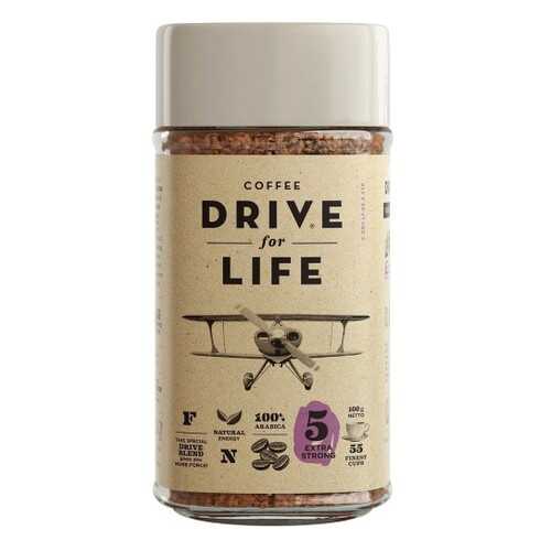 Кофе растворимый живой Drive for Life extra strong 100 г в ЕКА