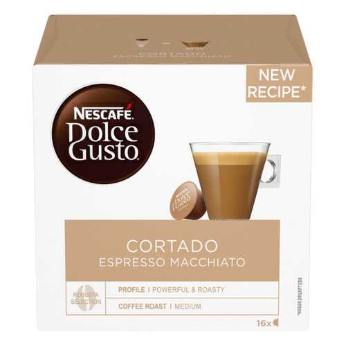 Кофе в капсулах Nescafe Dolce Gusto cortado 16 капсул в ЕКА