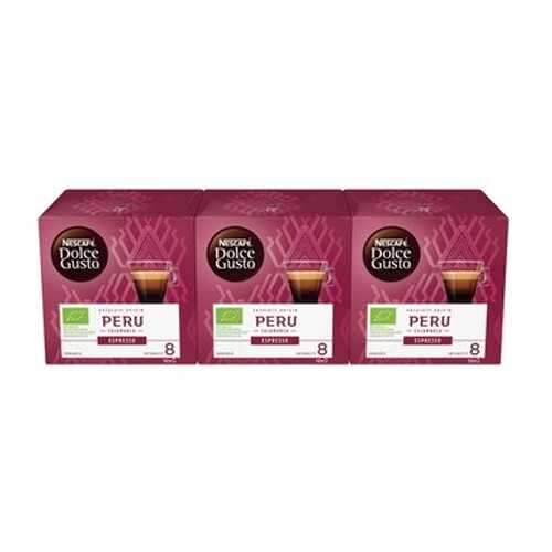 Кофе в капсулах Nescafe Dolce Gusto Эспрессо Перу 3 штуки по 12 капсул в ЕКА