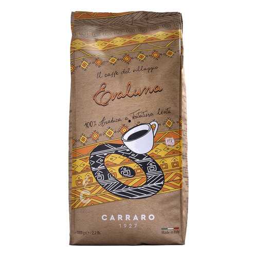 Кофе в зернах Carraro Evaluna 1000 г в ЕКА
