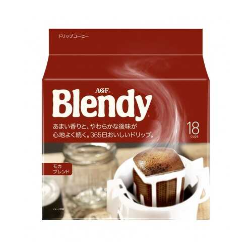 Кофе японский AGF Blendy Mokka дрип-пакеты 7 г*18 штук в ЕКА