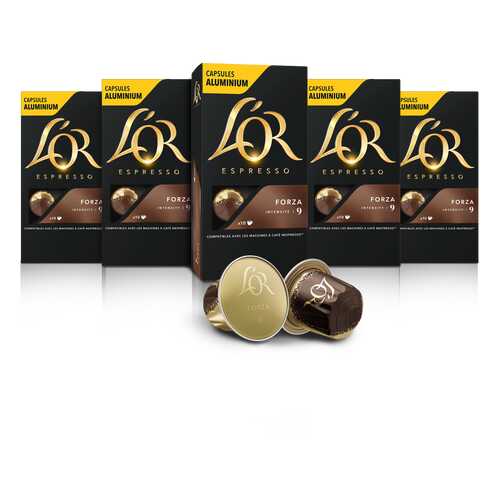 Набор кофе в капсулах L’OR Espresso Forza 10 упаковок в ЕКА