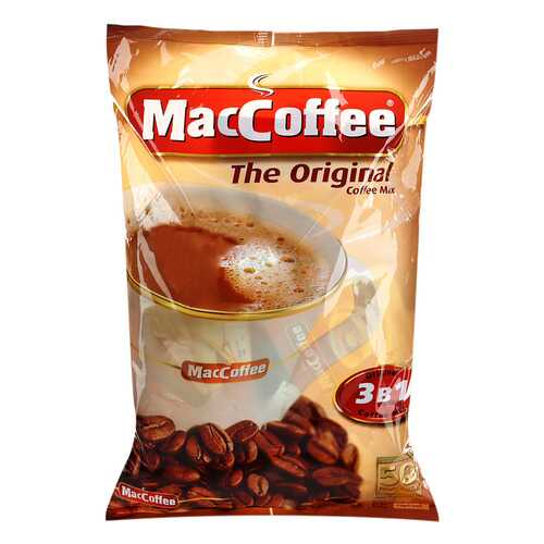 Напиток MacCoffe кофейный original 3в1 растворимый 20 г 50 пакетиков в ЕКА