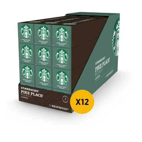 STARBUCKS Pike Place Roast кофе молотый в капсулах для системы Nespresso, 12 шт в ЕКА