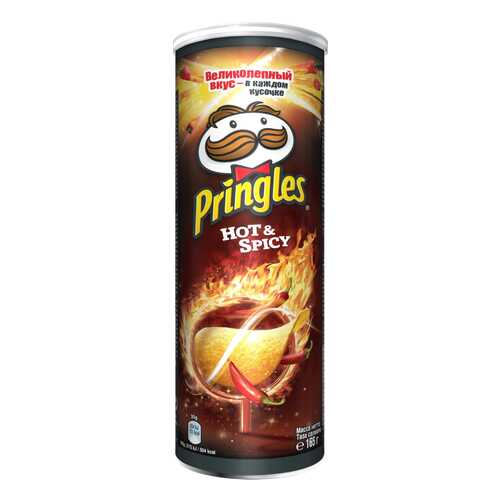 Чипсы Pringles острый и пряный 165 г в ЕКА