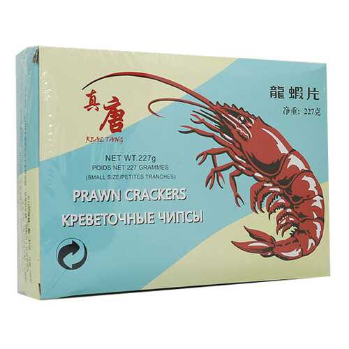Креветочные чипсы Real Tang полуфабрикат для жарки 227 г в ЕКА