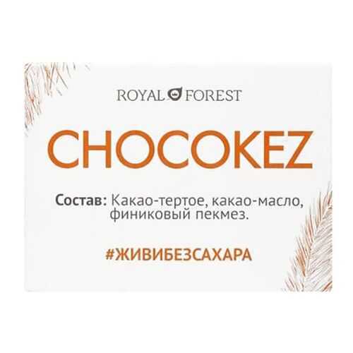 Шоколад Royal Forest Chocokez на финиковом пекмезе 30г в ЕКА