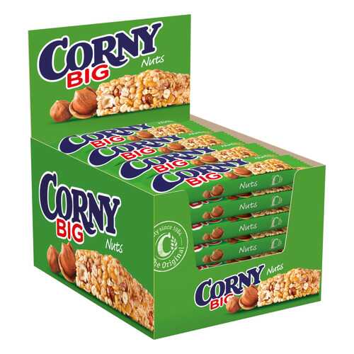 Батончик Corny Мюсли из цельных злаков Лесной орех 50г в ЕКА