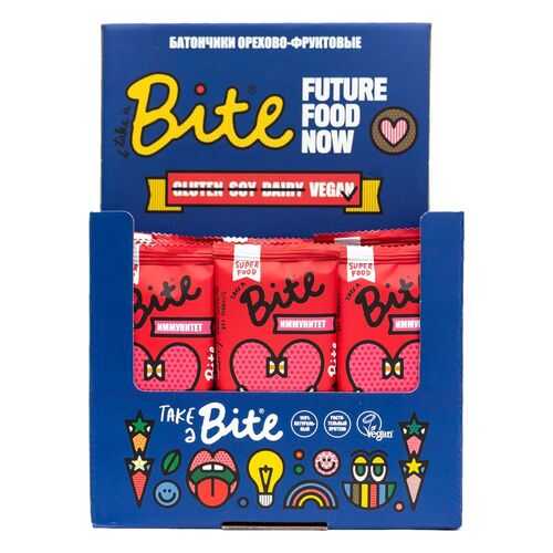 Батончик орехово-фруктовый Take a Bite клюква-тыквенные семечки 45 г в ЕКА