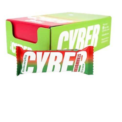 Батончик высокобелковый Cyber Bite со вкусом клубники 20 штук по 60 гр в ЕКА