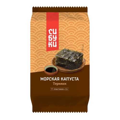 Морская капуста сушеная Сибуки терияки 5 г в ЕКА