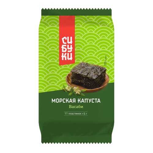 Морская капуста сушеная Сибуки васаби 5 г в ЕКА