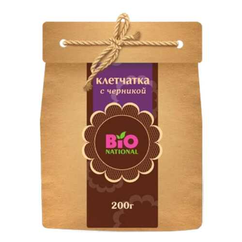 Клетчатка Bio National с черникой в эко-упаковке 200 г в ЕКА