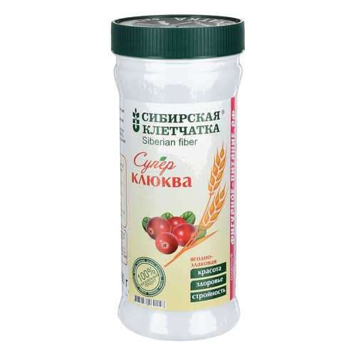 Клетчатка Сибирская Клетчатка суперклюква 280 г в ЕКА