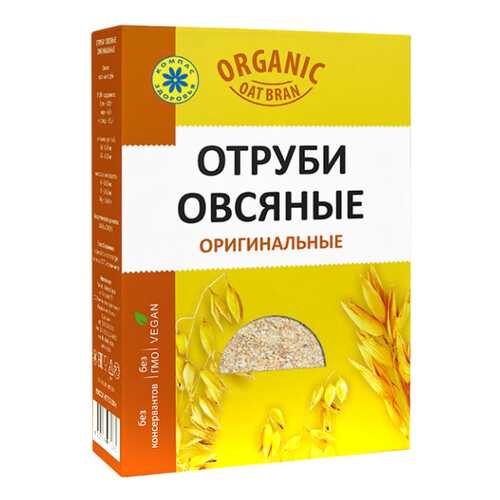 Отруби Компас Здоровья овсяные 200 г в ЕКА