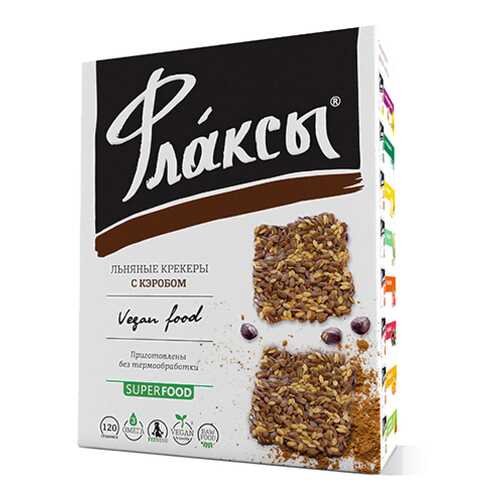 Флаксы Компас Здоровья с кэробом 120 г в ЕКА