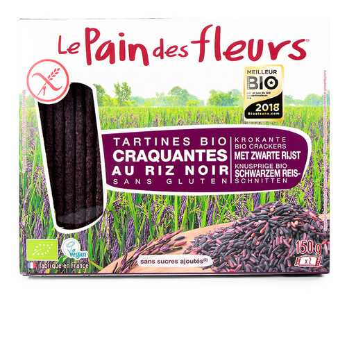 Хлебцы Pain des fleurs диетические из черного риса Euro-Nat 150 г в ЕКА