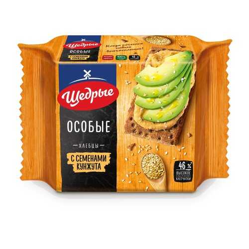 Хлебцы ржано-пшеничные Щедрые с семенами кунжута 200 г в ЕКА