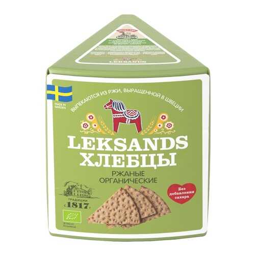 Хлебцы ржаные Органические Leksands by Bionova 200 г, Швеция в ЕКА