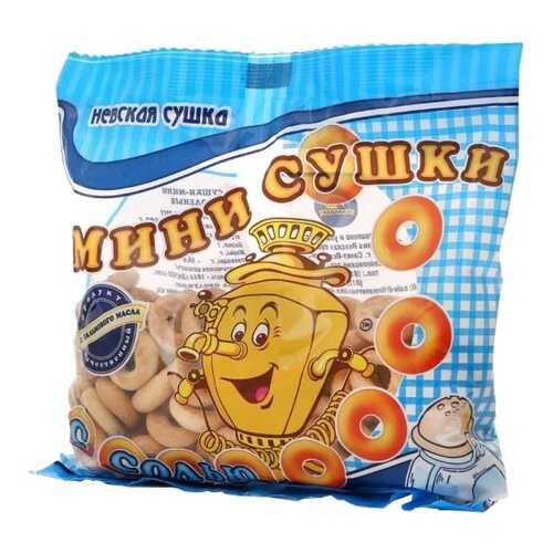 Сушки-мини Невская сушка соленые 200 г в ЕКА