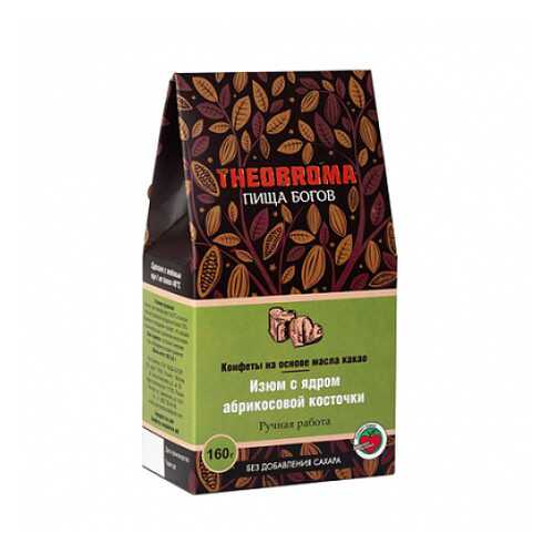 Конфеты Изюм с ядром абрикосовой косточки Theobroma Пища Богов 160 г в ЕКА