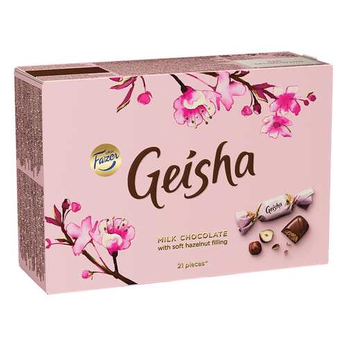 Конфеты шоколадные Geisha с начинкой из тертого ореха 150 г в ЕКА