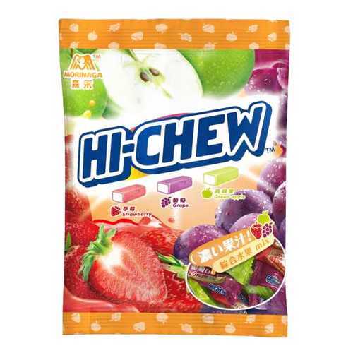 Жевательные конфеты Morinaga Hi-chew виноград-персик-личи 110 г в ЕКА