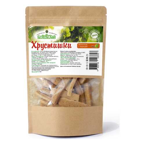 Белевская Яблочная пастила сушеная Хрустишки с Корицей 50гр в ЕКА
